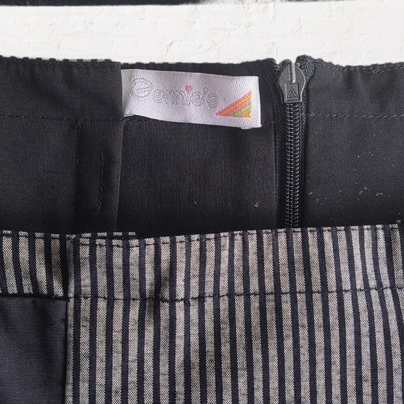 Striped shift tank dress with strap detail - Picture 6 of 10